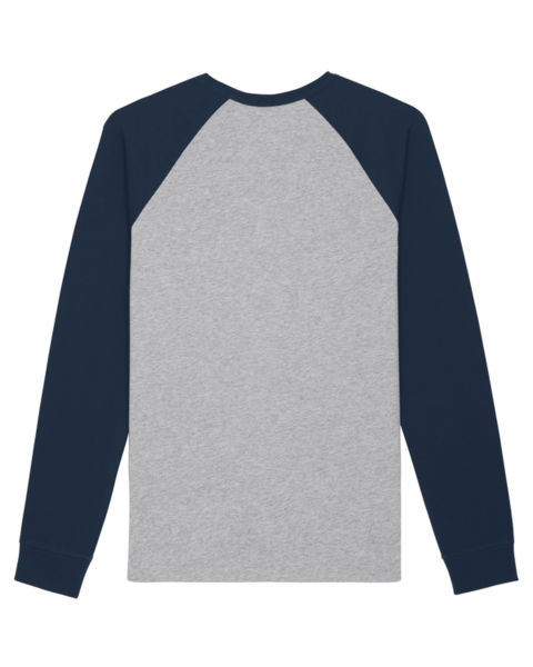 Catcher Long Sleeve Heather Grey French Navy