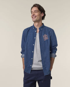 Stanley Denim Shirt Clear wash denim