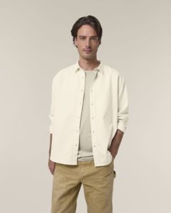 Worker Shirt Beige clair 3