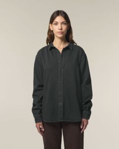 Worker Shirt Noir Fumée 3