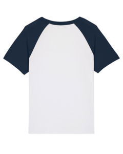 Mini Catcher Short Sleeve White French Navy