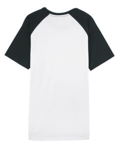 Baseball Short Sleeve White Black 5